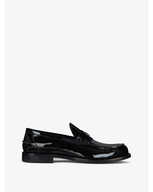 Givenchy White Mr G Loafers In Patent Leather for men