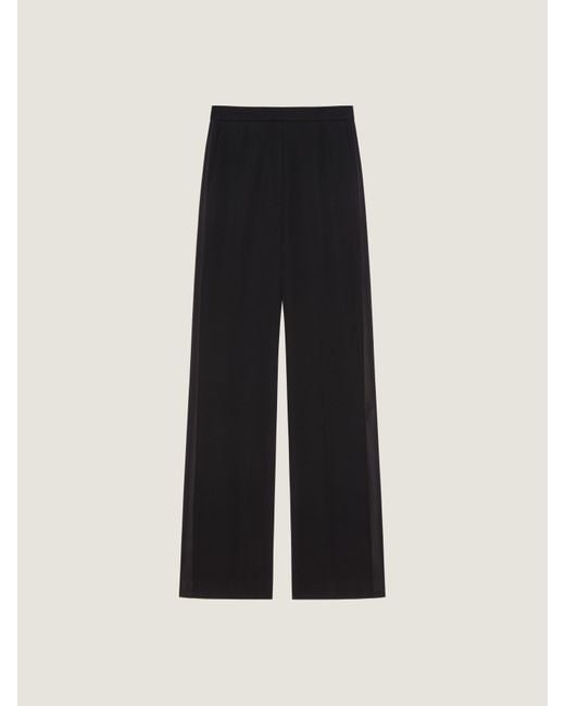 Givenchy Black Tuxedo Cigarette Pants