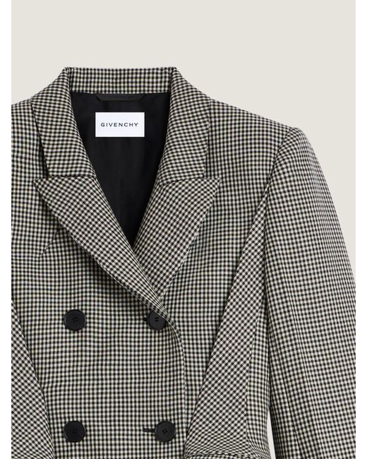 Givenchy Gray Pinch Double-Breasted Jacket