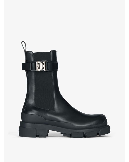 Givenchy Black Terra Chelsea Boots for men