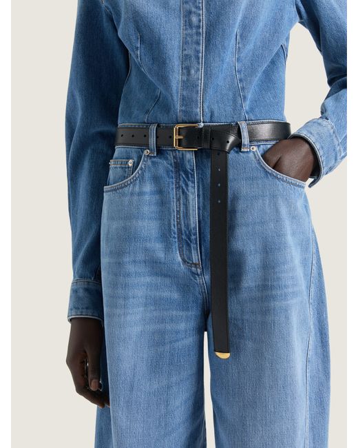Tuta in denim slavato di Givenchy in Blue