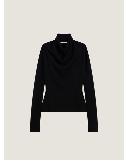 Givenchy Black Draped Sweater