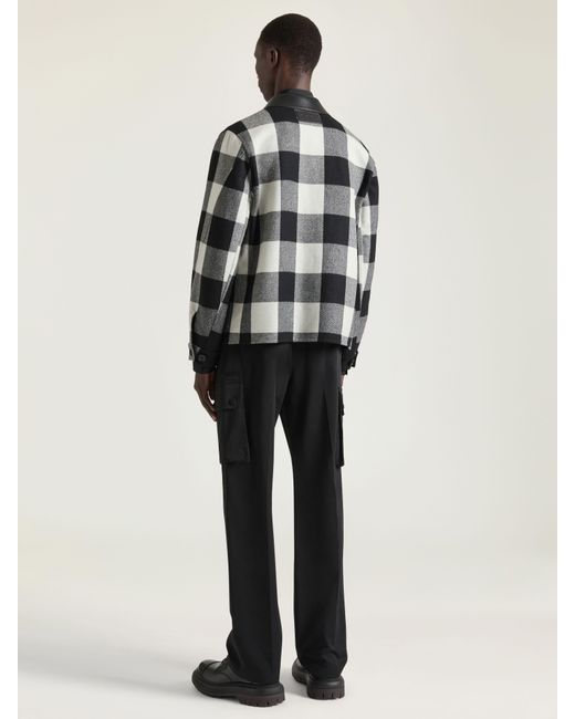 Givenchy Black Checked Overshirt for men
