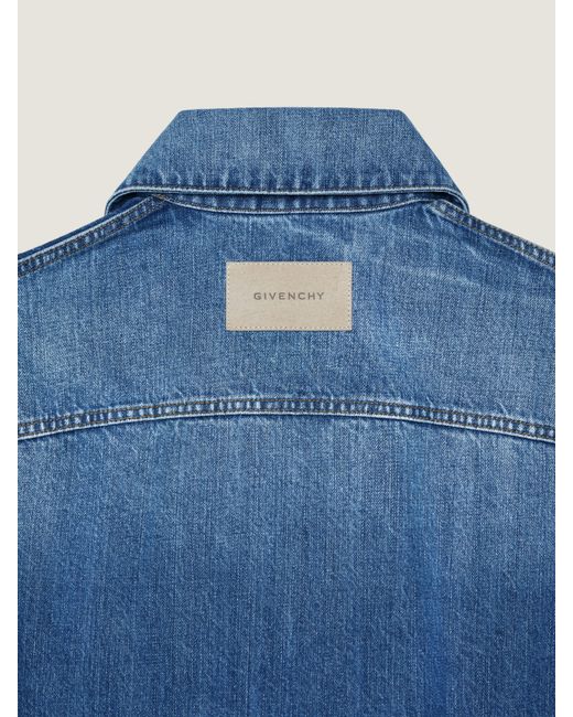 Givenchy Blue Trapeze Jacket