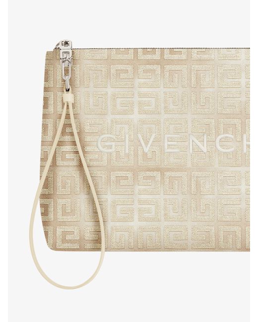 Givenchy White Travel Pouch