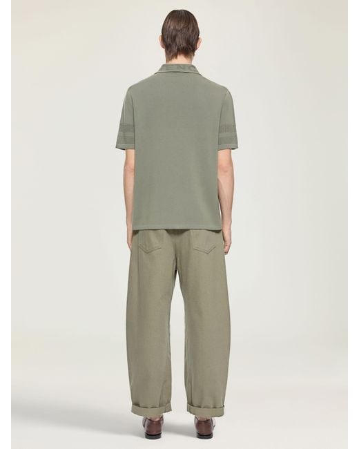 Givenchy Green Couture Seam Overdyed Jeans for men