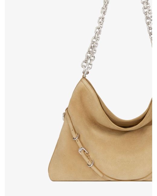 Givenchy White Medium Voyou Chain Bag