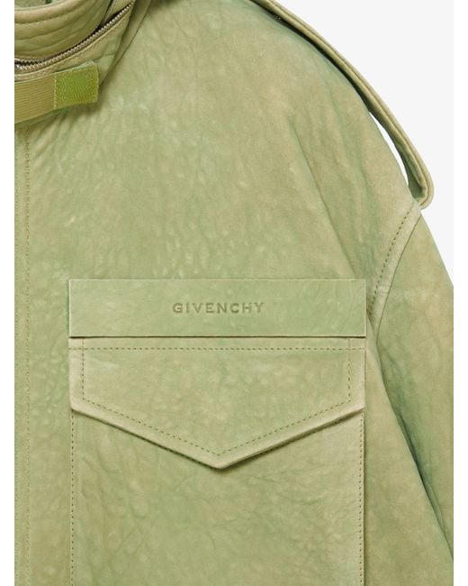 Givenchy Green Parka for men
