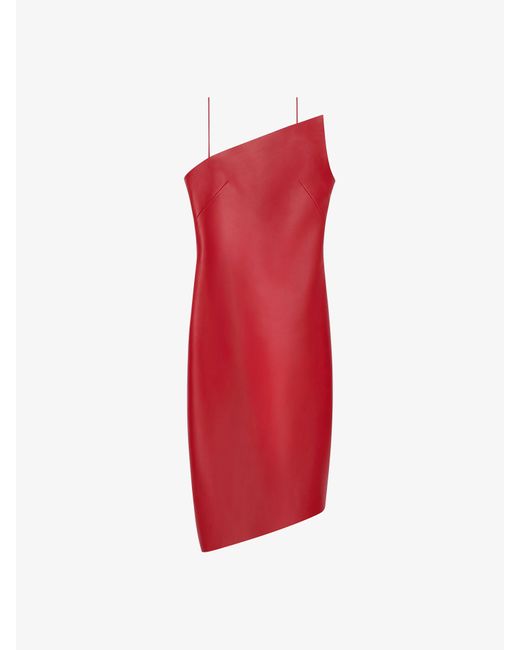Givenchy Red Asymmetric Dress