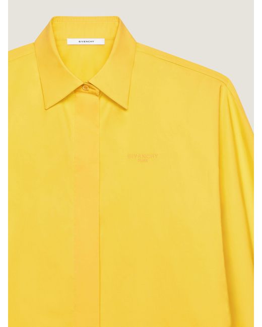 Givenchy Yellow Cocoon Shirt