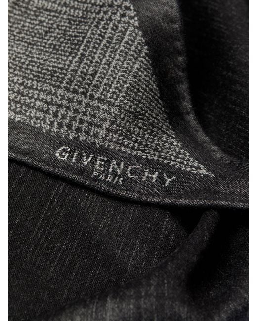 Givenchy Gray Triangle Stole for men