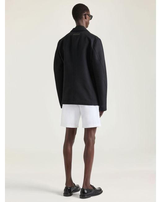 Givenchy Black Single-Breasted Deconstructed Jacket for men