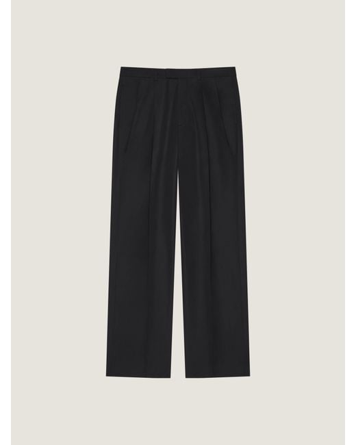 Givenchy Black Double Pleat Pants for men
