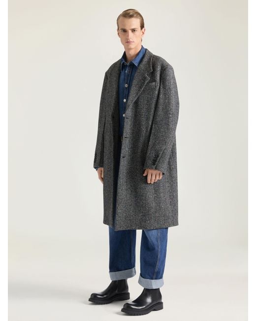 Givenchy Gray Tailored Coat for men