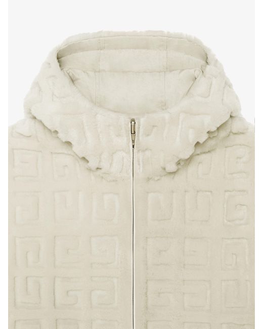 Givenchy White Reversible Hooded Jacket