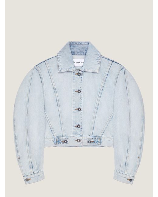 Givenchy Blue Back-To-Front Cocoon Jacket