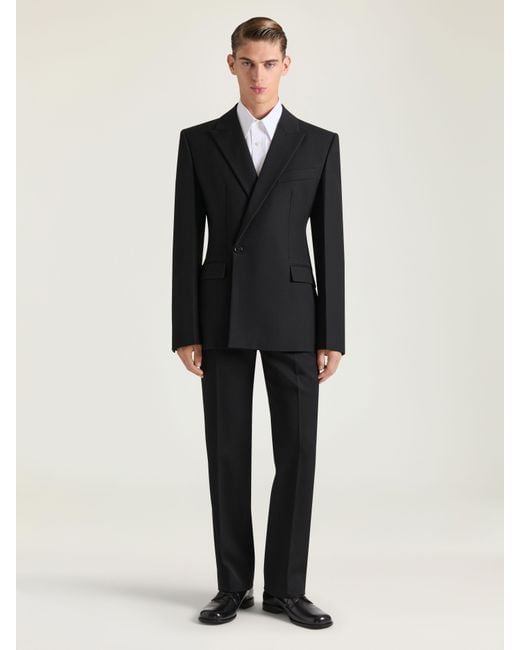 Givenchy Black Single-Breasted Form Fit Jacket for men