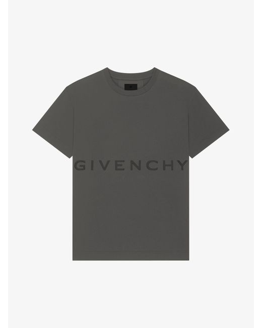 Givenchy Gray 4G Oversized T-Shirt for men