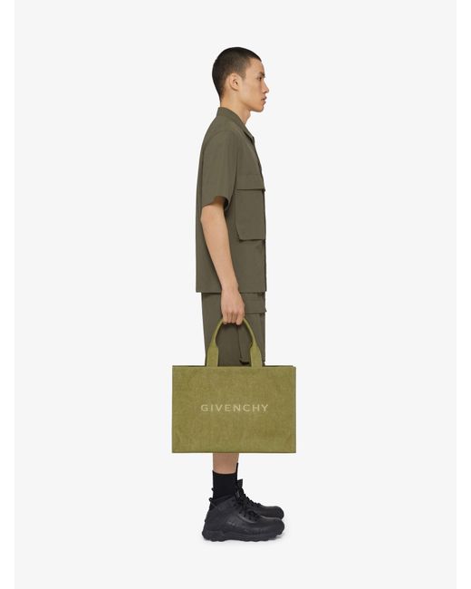 Tote bag in tela di Givenchy in Green da Uomo