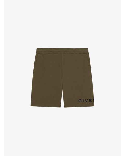 Givenchy Green Archetype Bermuda Shorts for men