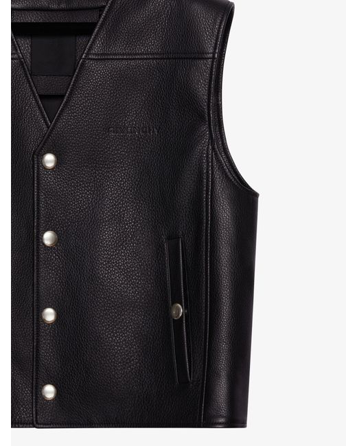 Givenchy Black Waistcoat for men