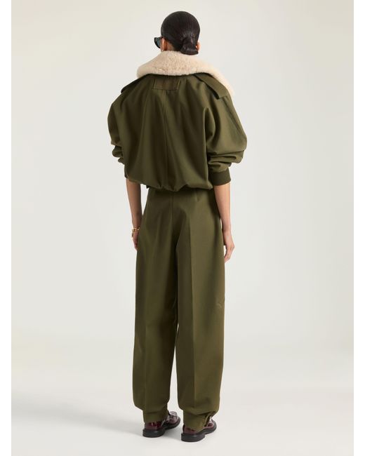 Givenchy Green Zipped Pants