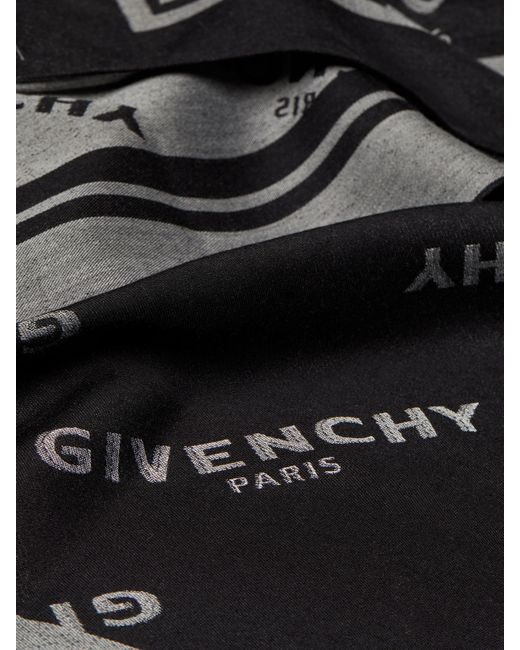 Givenchy Black Shadow Stole for men