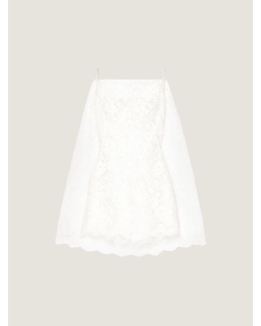 Givenchy White Sliced Mini Dress