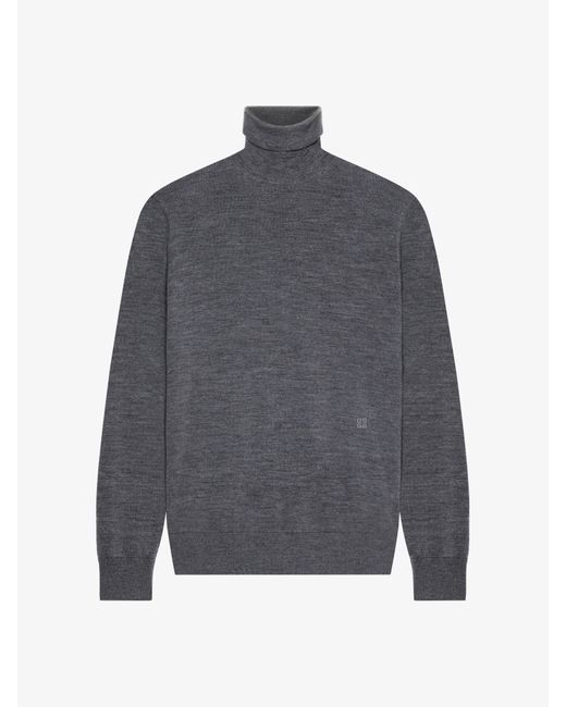 Givenchy Gray Turtleneck Sweater for men