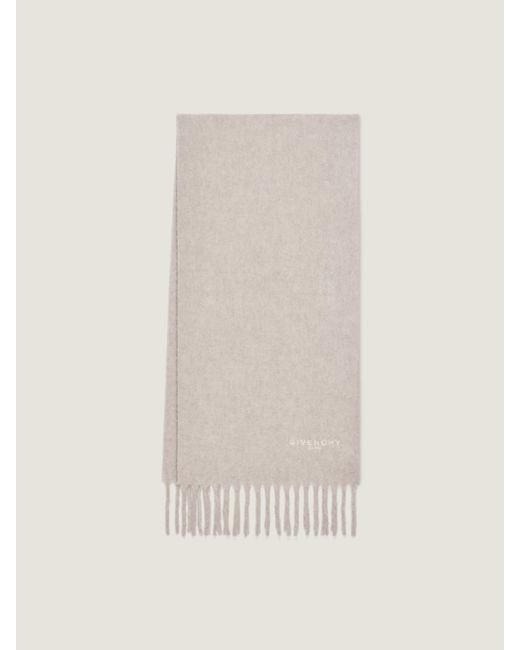 Sciarpa oversize in alpaca di Givenchy in White