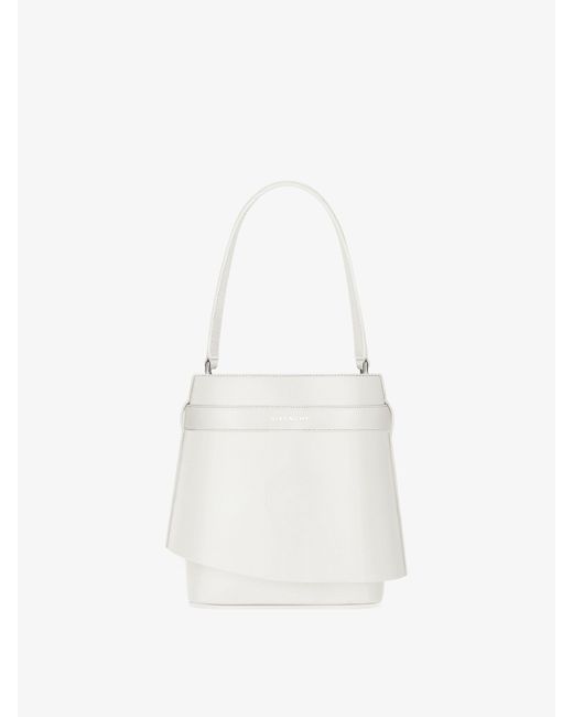 Givenchy White Shark Lock Bucket Bag