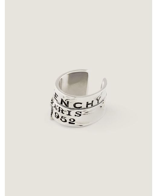 Earcuff Tape in metallo e smalto di Givenchy in Natural