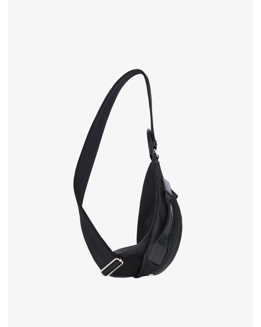 Givenchy Black Small G-Zip Triangle Bag for men