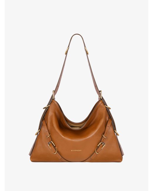 Borsa Voyou media in pelle di Givenchy in Brown