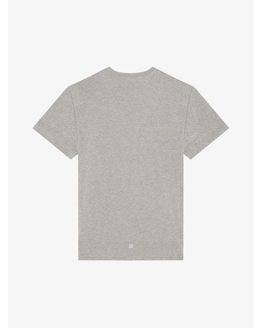 T-shirt oversize en coton avec motif réfléchissant Givenchy pour homme en coloris Gray