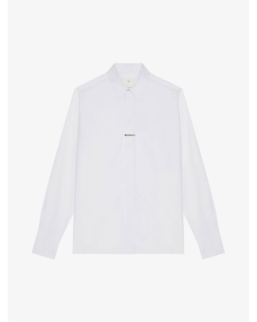 Chemise en popeline Givenchy pour homme en coloris White