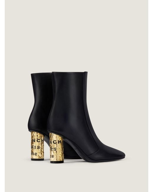 Givenchy Black Tape Ankle Boots