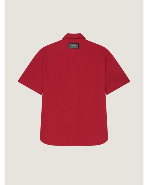 Givenchy Red Couture Seam Shirt for men