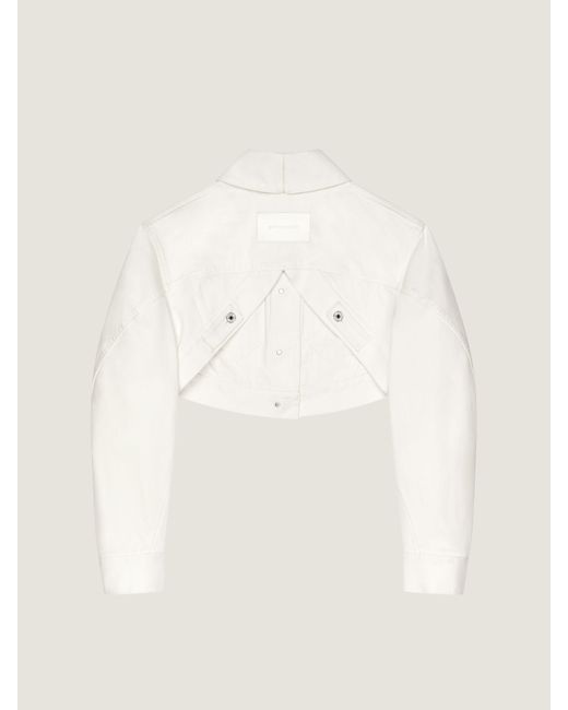 Givenchy Natural Cropped Opened Back Jacket