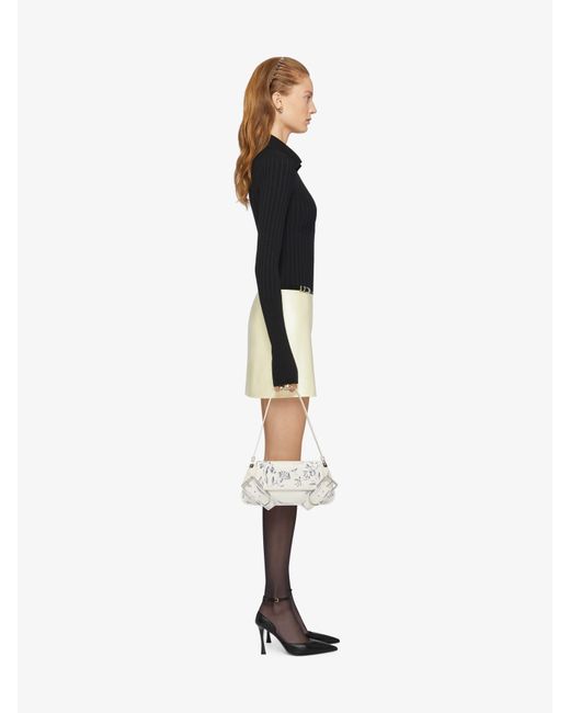 Givenchy Natural Voyou Wrap Mini Skirt
