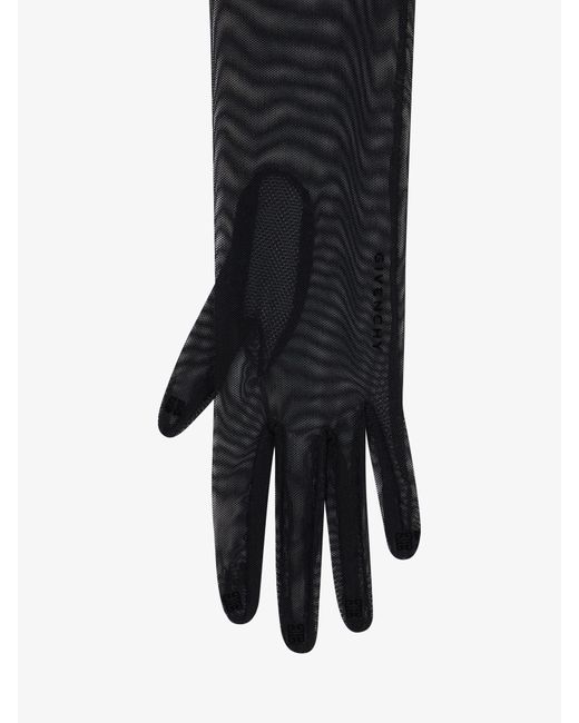 Givenchy Black Long Gloves