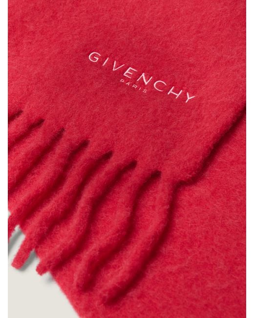 Givenchy White Paris Large Scarf