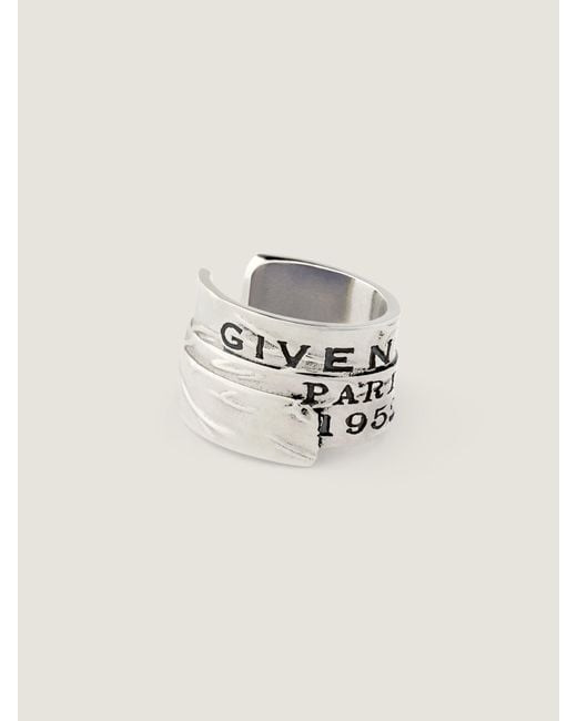 Earcuff Tape in metallo e smalto di Givenchy in Natural