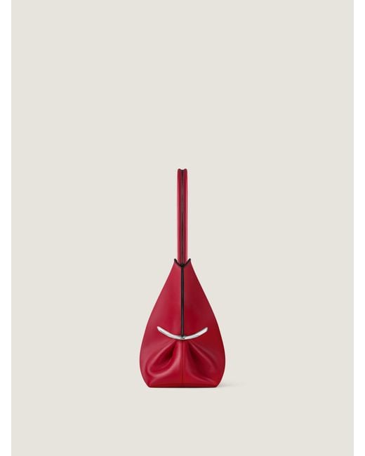 Givenchy Red Pinch Squeezed Horizontal Tote Bag