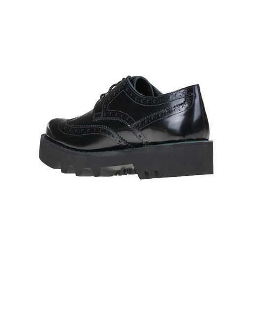 Sofie D'Hoore Black Brogue Shoes