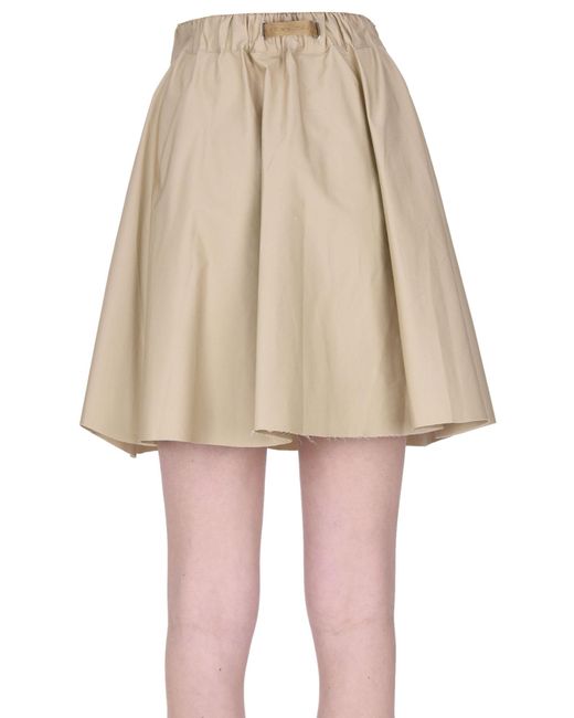White Sand Natural Kate Cotton Skirt