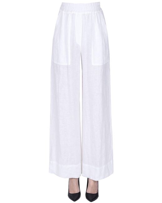 Sundek White Linen Trousers