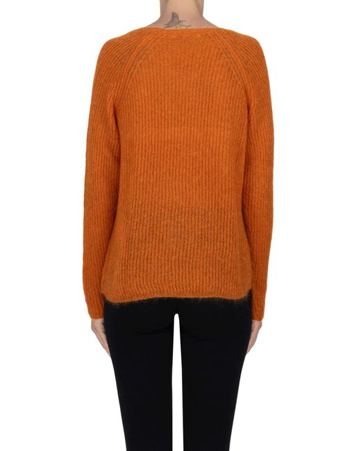 Max Mara Orange Fresis Pullover