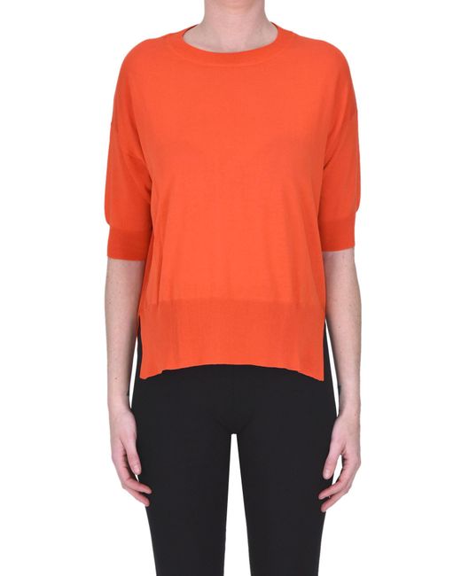 Aragona Orange Short Sleeves Pullover