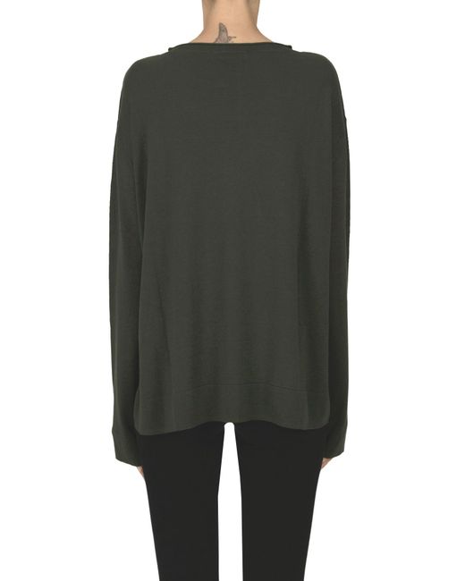 Max Mara Green Pensile Boxy Pullover